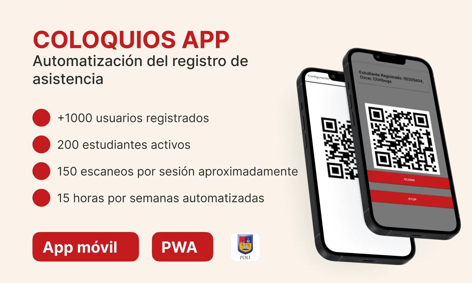 Coloquios App Statistics