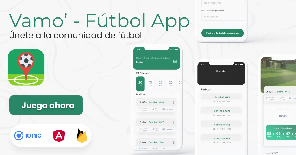 Vamo Soccer App