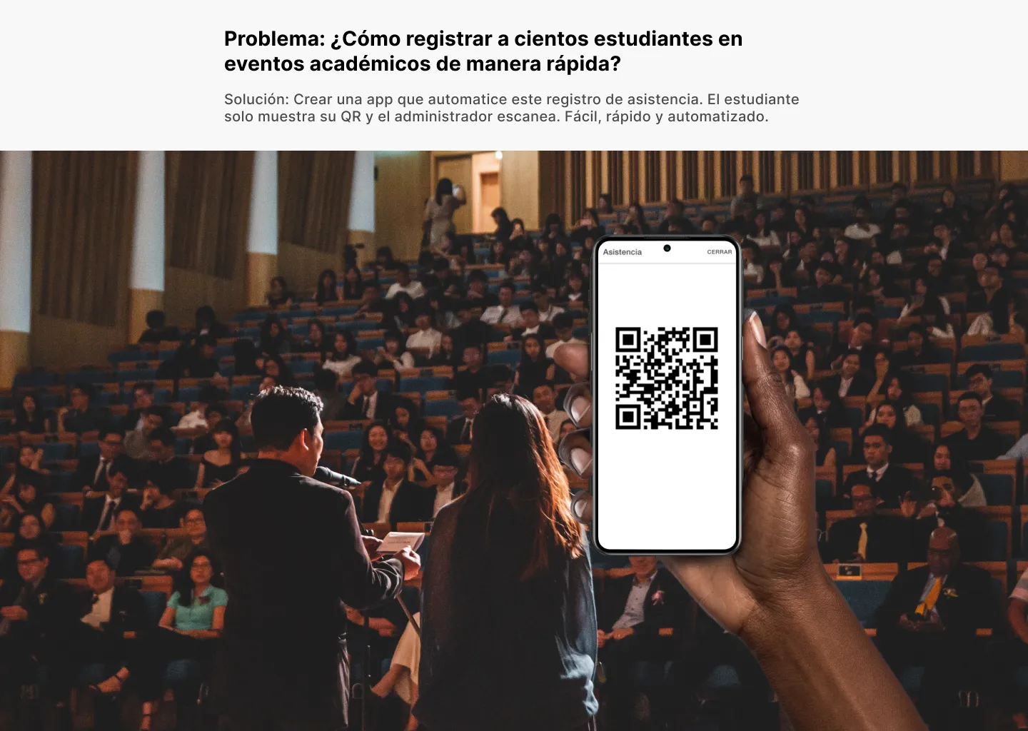 Coloquios App Image Automatize attendance registration